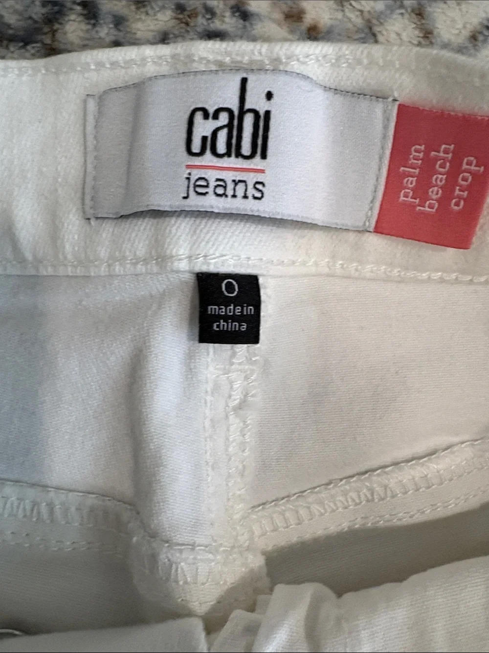 CAbi White  Jeans 0